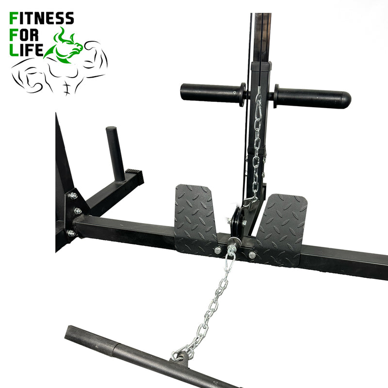 Load image into Gallery viewer, Power Rack Lat Pulldown Bundle (Rubber plates)