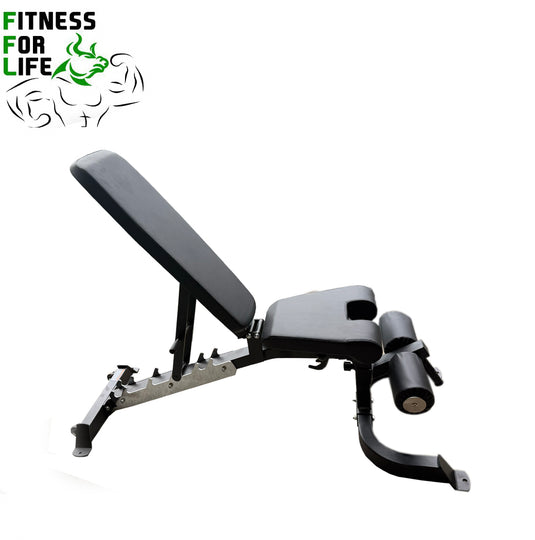 Power Rack Lat Pulldown Bundle + Bench HD (Rubber Tri grip Plates )