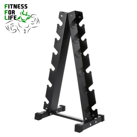 210 lb HEX Dumbbells set + Rack